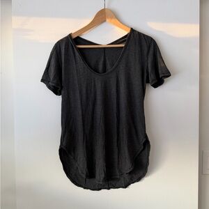 Gray Lululemon Scoop Tee
